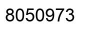 Número 8050973 imagen negro