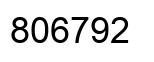 Número 806792 imagen negro