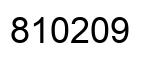 Number 810209 black image