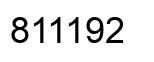 Número 811192 imagen negro
