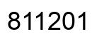Número 811201 imagen negro