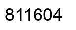 Number 811604 black image