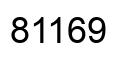 Número 81169 imagen negro