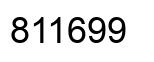 Number 811699 black image