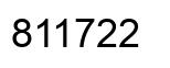 Número 811722 imagen negro