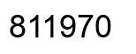 Número 811970 imagen negro