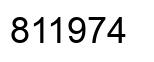 Número 811974 imagen negro