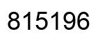 Number 815196 black image