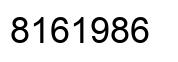 Número 8161986 imagen negro
