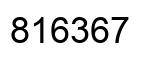 Number 816367 black image