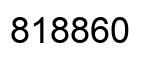 Number 818860 black image