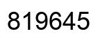 Número 819645 imagen negro