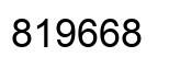 Number 819668 black image