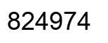 Número 824974 imagen negro