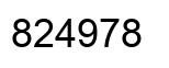 Número 824978 imagen negro