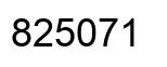 Número 825071 imagen negro