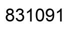 Número 831091 imagen negro