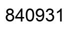 Número 840931 imagen negro