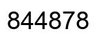 Número 844878 imagen negro