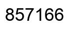 Número 857166 imagen negro