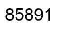 Número 85891 imagen negro