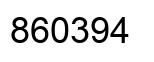Number 860394 black image