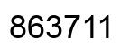 Número 863711 imagen negro