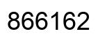 Número 866162 imagen negro