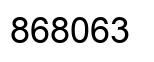 Number 868063 black image