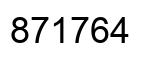 Número 871764 imagen negro