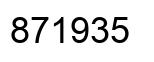 Número 871935 imagen negro