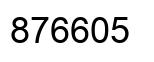 Número 876605 imagen negro