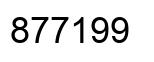 Number 877199 black image
