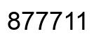 Número 877711 imagen negro
