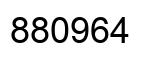 Número 880964 imagen negro