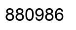 Number 880986 black image