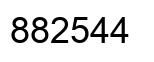 Number 882544 black image