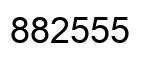 Número 882555 imagen negro