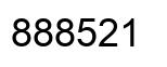 Número 888521 imagen negro