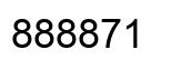Number 888871 black image