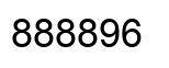 Number 888896 black image