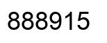 Number 888915 black image