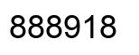 Number 888918 black image