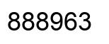 Number 888963 black image