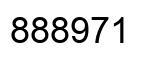 Number 888971 black image
