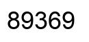 Número 89369 imagen negro