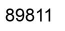 Number 89811 black image