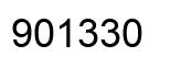 Número 901330 imagen negro
