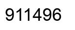 Number 911496 black image