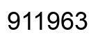 Número 911963 imagen negro